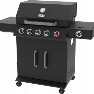 GRILL GAZOWY Yao 5+1 19KW żeliwny ruszt palnik na podczerwień YATO YG-20031