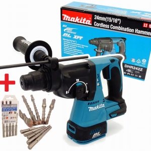 Makita DHR242Z Młotowiertarka SDS+ PLUS 2J 18V 3-Funkcyjna LXT BODY Wiertła