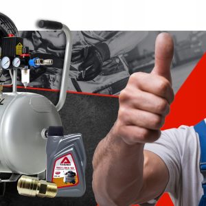 KOMPRESOR SPRĘŻARKA TAGRED 50L V2 SEPARATOR ZESTAW + Olej WYSOKA JAKOŚĆ