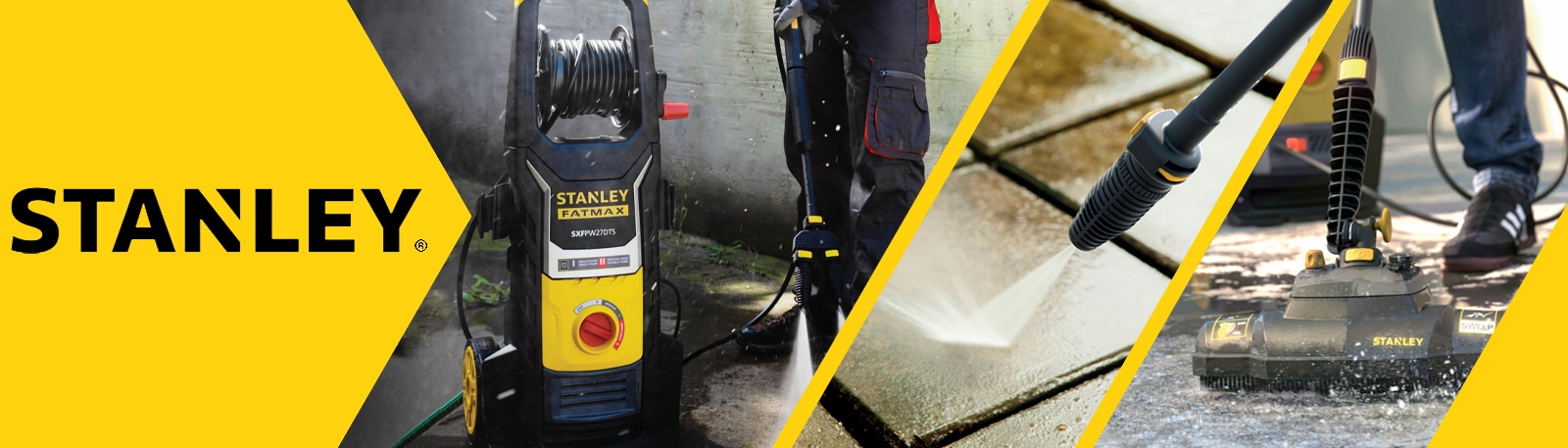 MYJKA CIŚNIENIOWA STANLEY 1800W 190ewBAR NA DYSZY ALU POMPA +szczotka patio