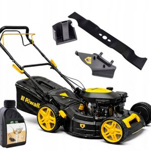 KOSIARKA SPALINOWA Z NAPĘDEM RIWALL 51CM 9w1 Z NAPĘDEM 5190 MOCNA KOSIARA