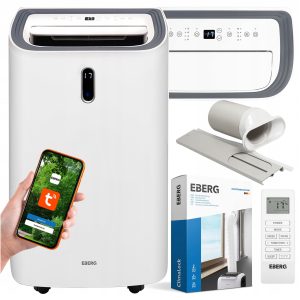 Klimatyzator przenośny EBERG VIGO 4,7kW 4w1 WiFi Osuszacz + Funkcja grzania